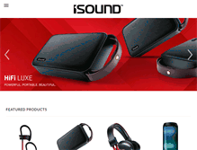 Tablet Screenshot of isound.com